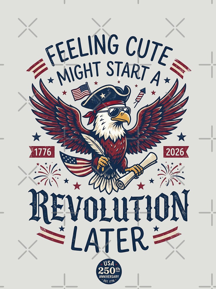 America 250 Years Eagle Bold Patriotic Anniversary Gift by by-the-tree