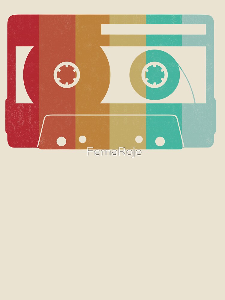 Cassette Retro 70's 80's and 90's Style Vintage Aesthetic Gift by FernaRoje