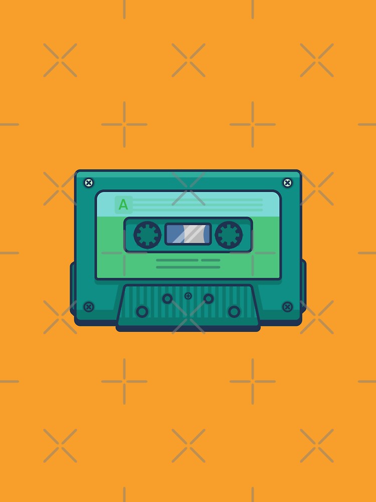 Retro Cassette Tape – Vintage Music Lover Design by easyeye