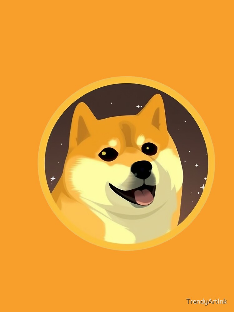 Dogecoin Army - Diamond hands to the moon by TrendyArtInk