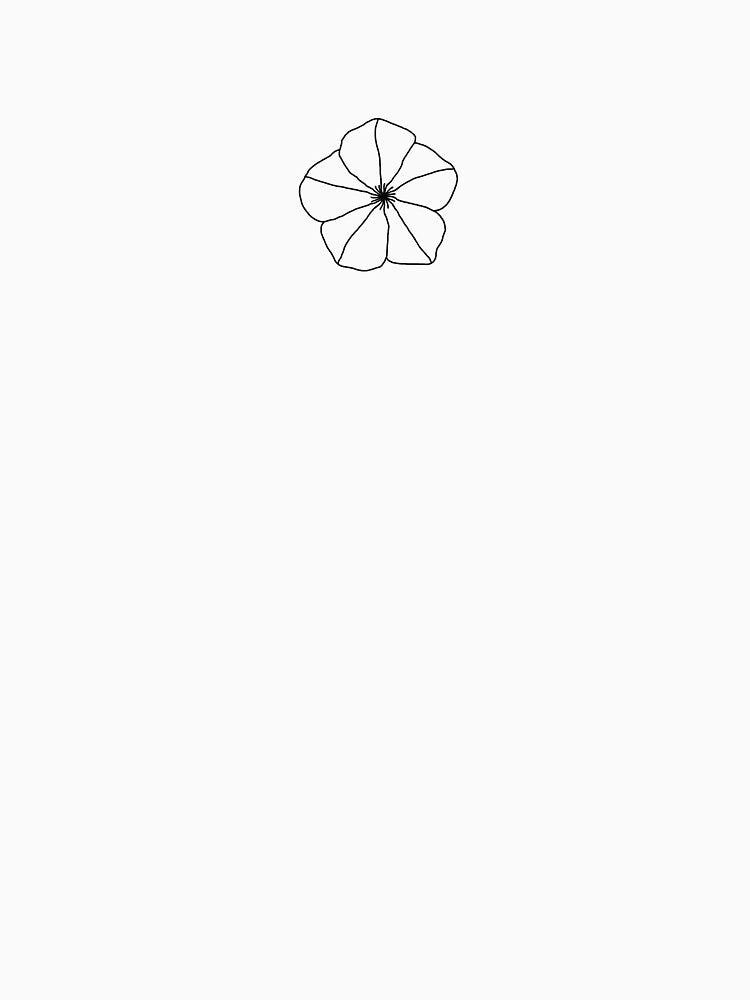 Petunia Simple Line Art by CaladeniaBee