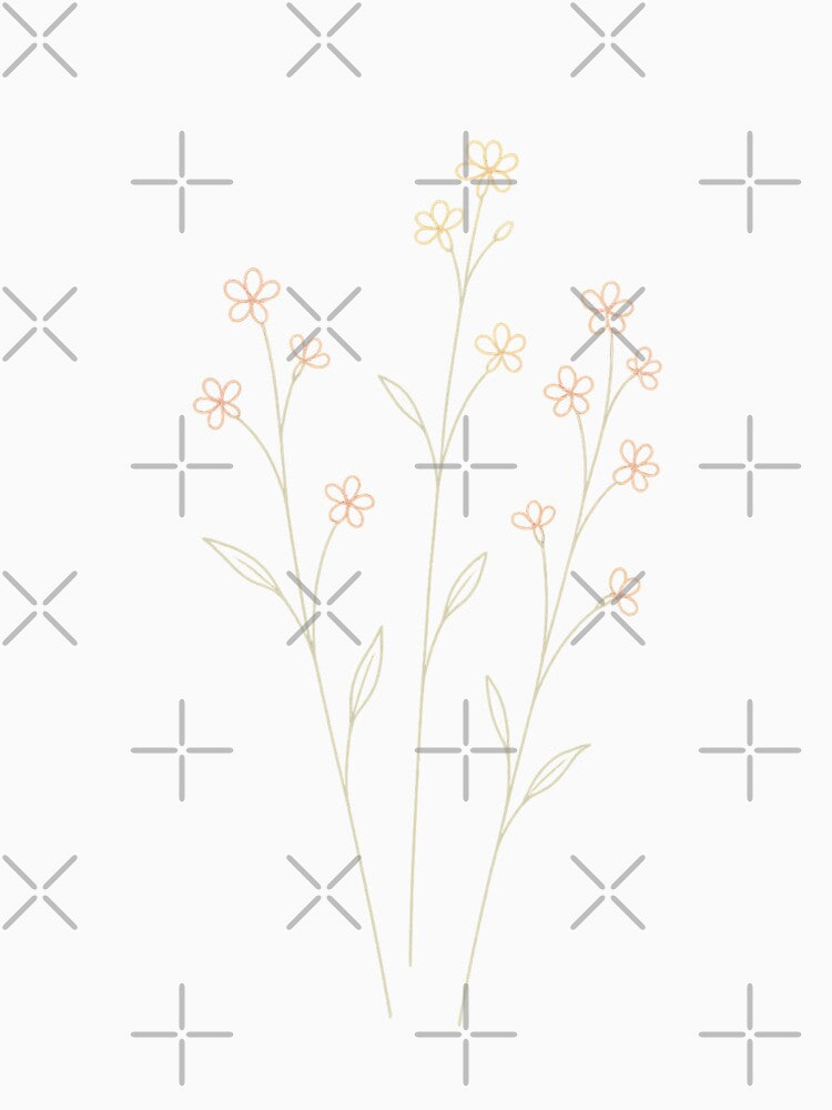 Delicate Stems with Small Flowers – Airy Minimal Botanical Design by Fernova