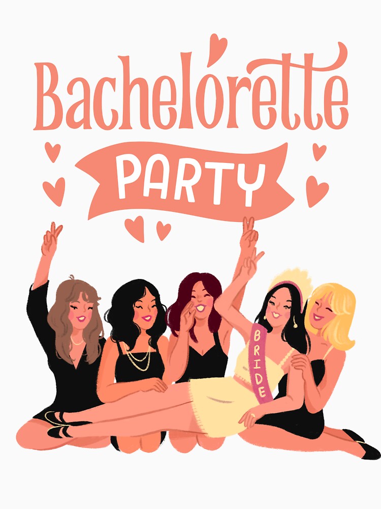 Bachelorette Party Bride Squad Celebration Design by HappyStencil