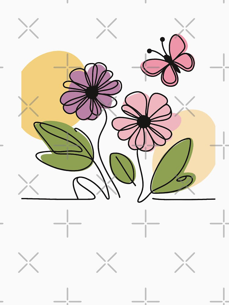 minimalist floral botanical design by Pixel Perfect
