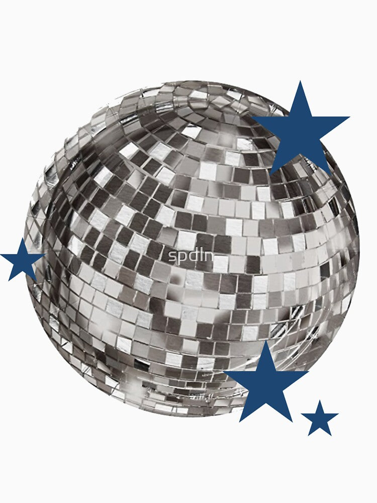 Mirrorball Disco Ball Navy Blue by spdln