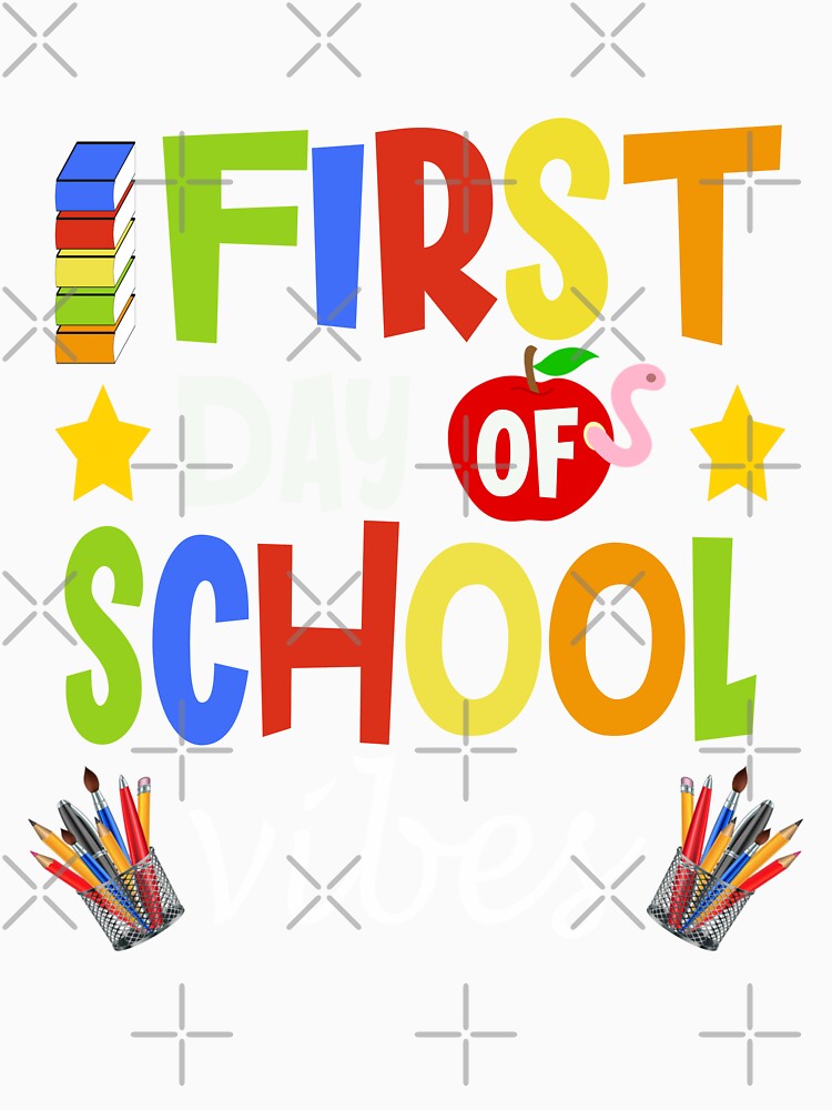 Funny First Day of School Vibes For Teachers or Students by Fashions-Gifts