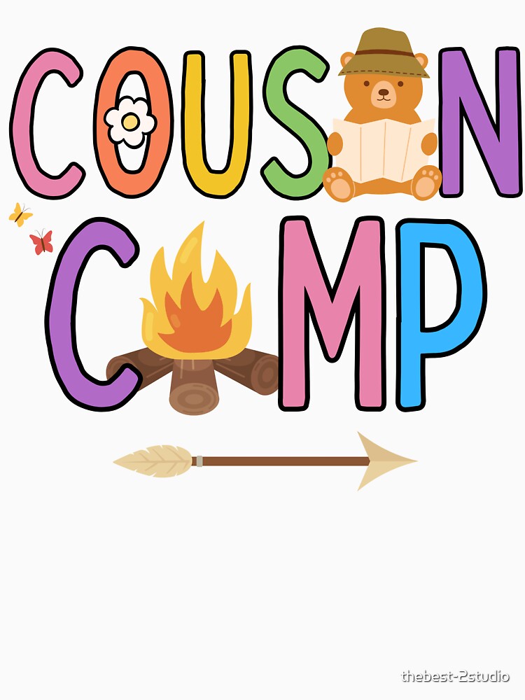Cousin Camp - Cute Bear Lovers Family Camping Trip Matching by thebest-2studio