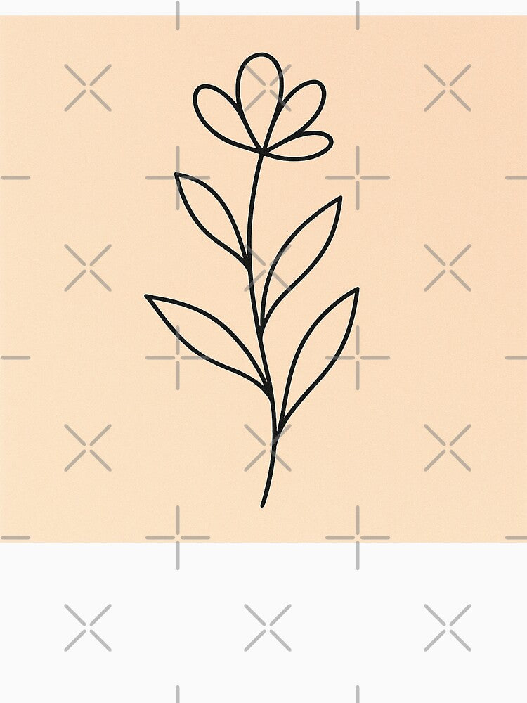 Minimal Single Line Botanical by Fernova