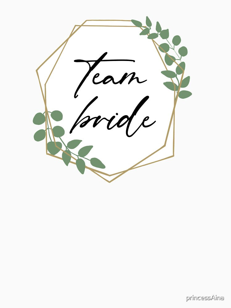 team bride bridesmaid bridal party by princessAina