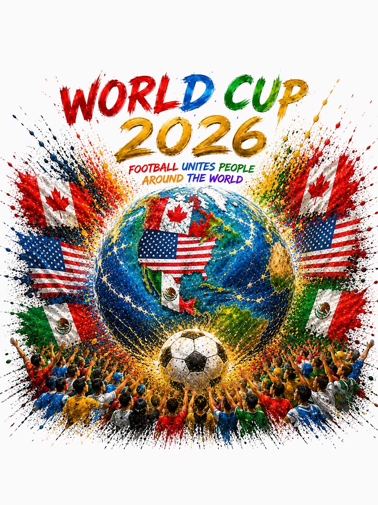 World Cup 2026 Soccer Fan Graphic by PelushX