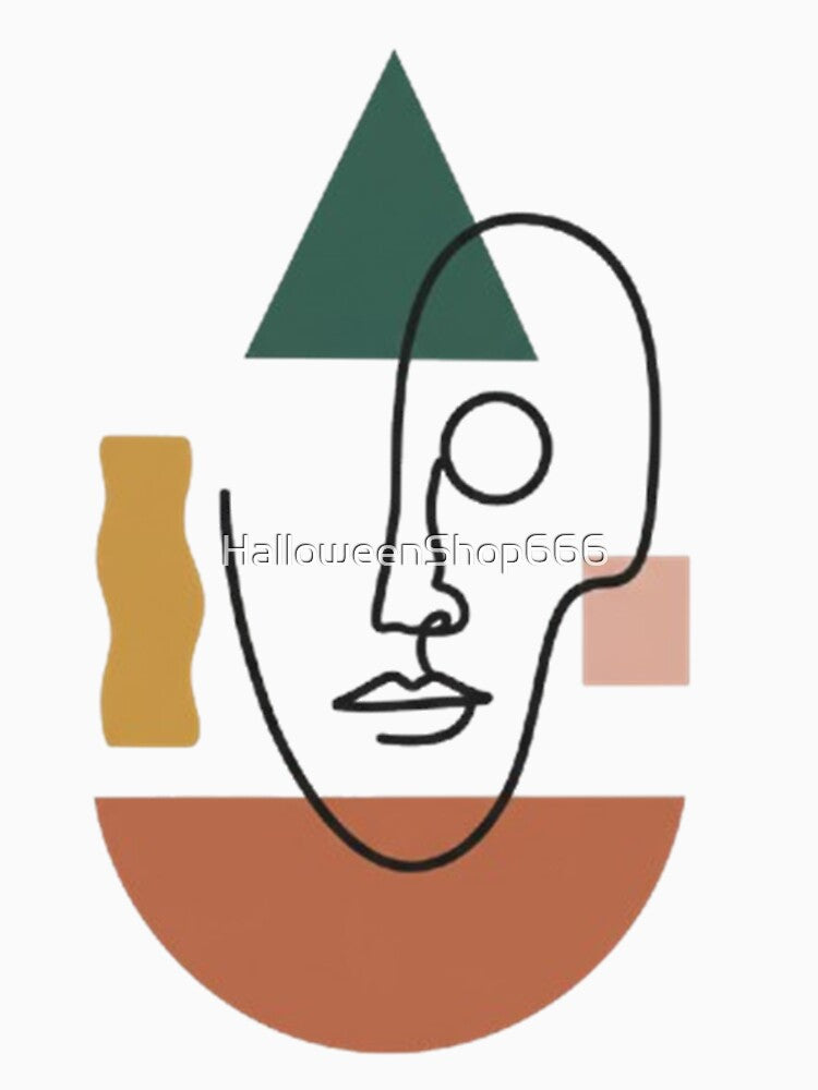 Line Art Abstraction | Design Géométrique Moderne by HalloweenShop666