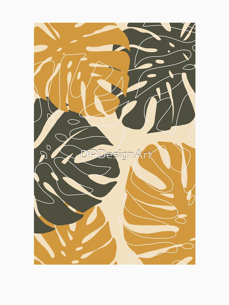 Tropical Monstera Seamless Leaf Patterns by DPDesignArt