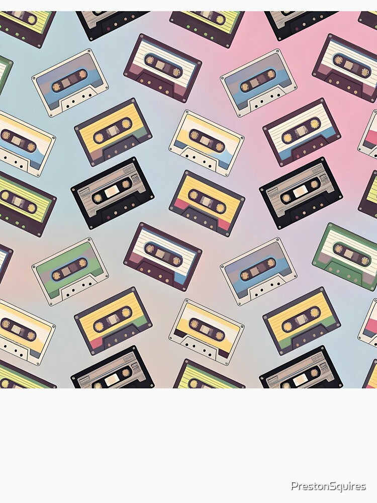 Retro cassette pattern. by PrestonSquires