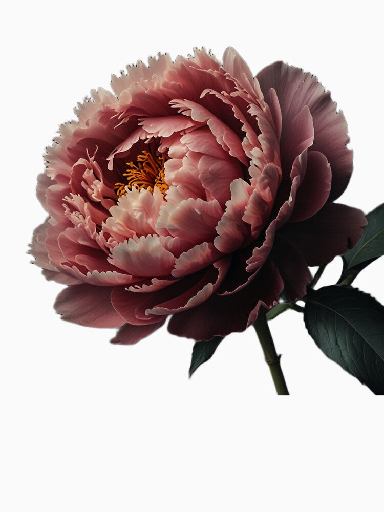 Peony Whisper – Minimalist Botanical Art by Simple Nature Studio