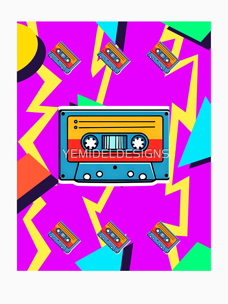Music cassette tape, abstract by YEMIDELDESIGNS