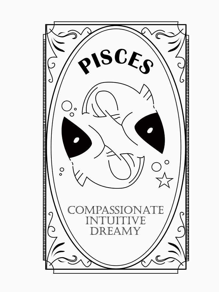 Pisces - Cool Zodiac by Esoniana Design