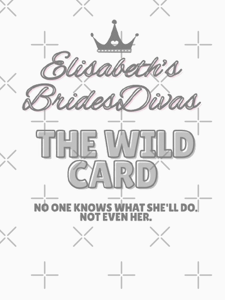 BridesDivas Series: "The Wild Card" in Silver Sparkle by Inktypolis