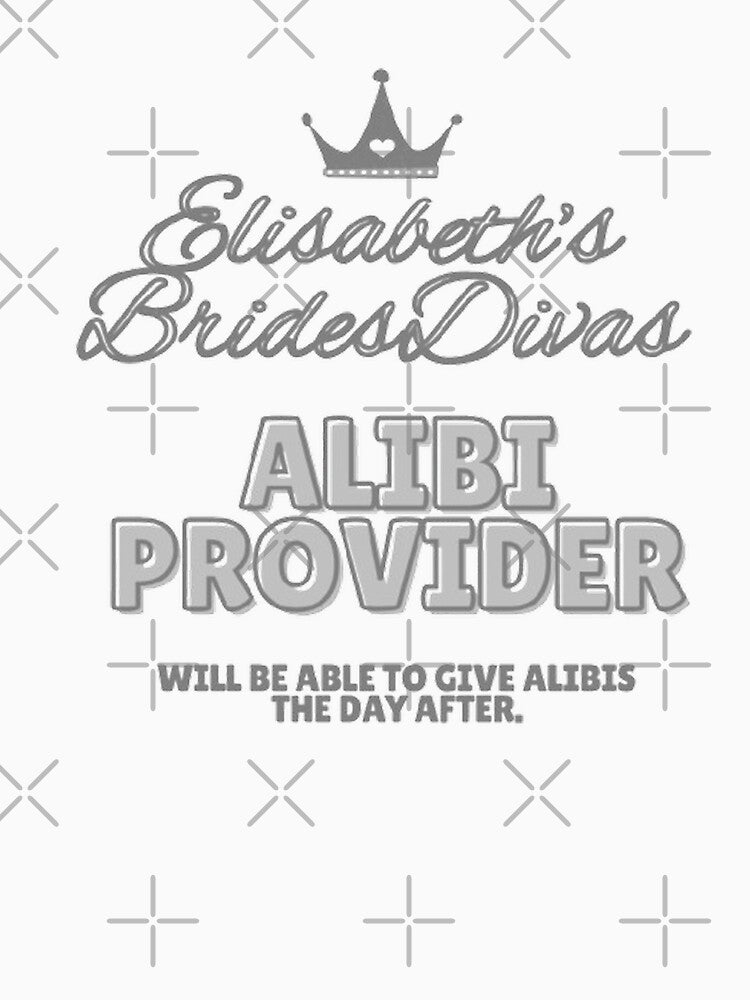 BridesDivas Series: "Alibi Provider" in Silver Sparkle by Inktypolis