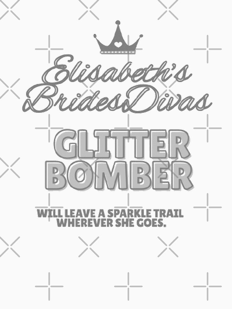 BridesDivas Series: "Glider Bomber" in Silver Sparkle by Inktypolis
