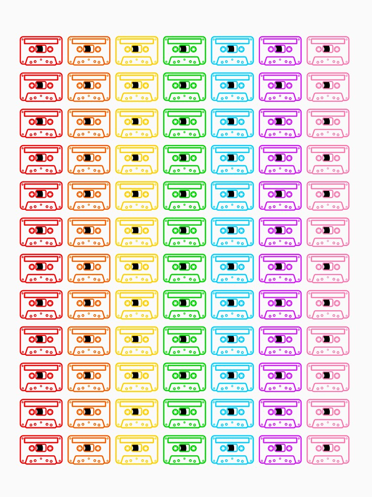 80s cassette tape pattern by ekpatterns