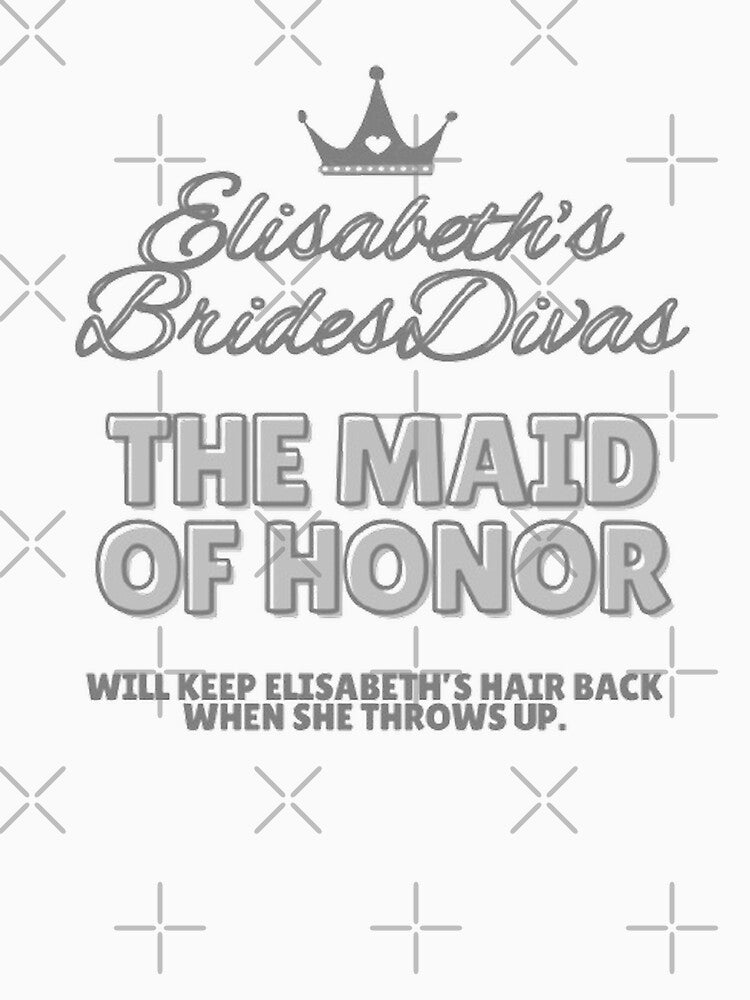 BridesDivas Series: "The Maid of Honor" in Silver Sparkle by Inktypolis