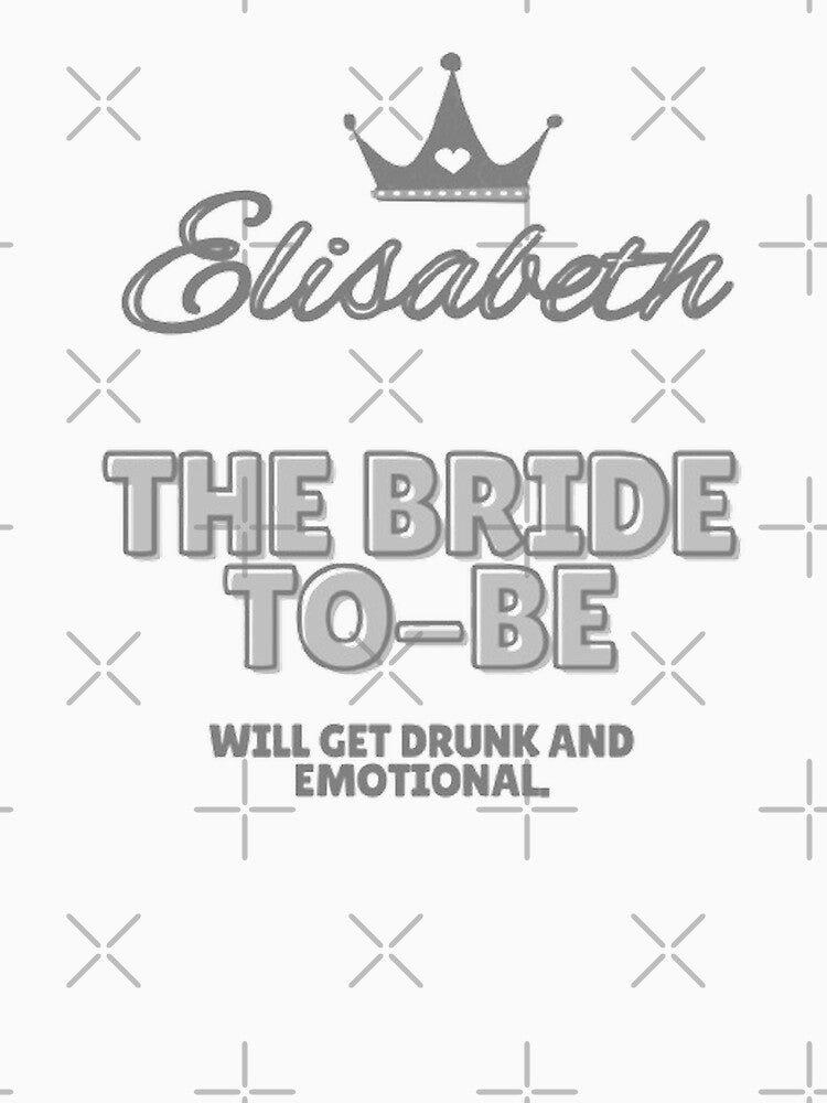 BridesDivas Series: "The Bride-to-Be" in Silver Sparkle by Inktypolis