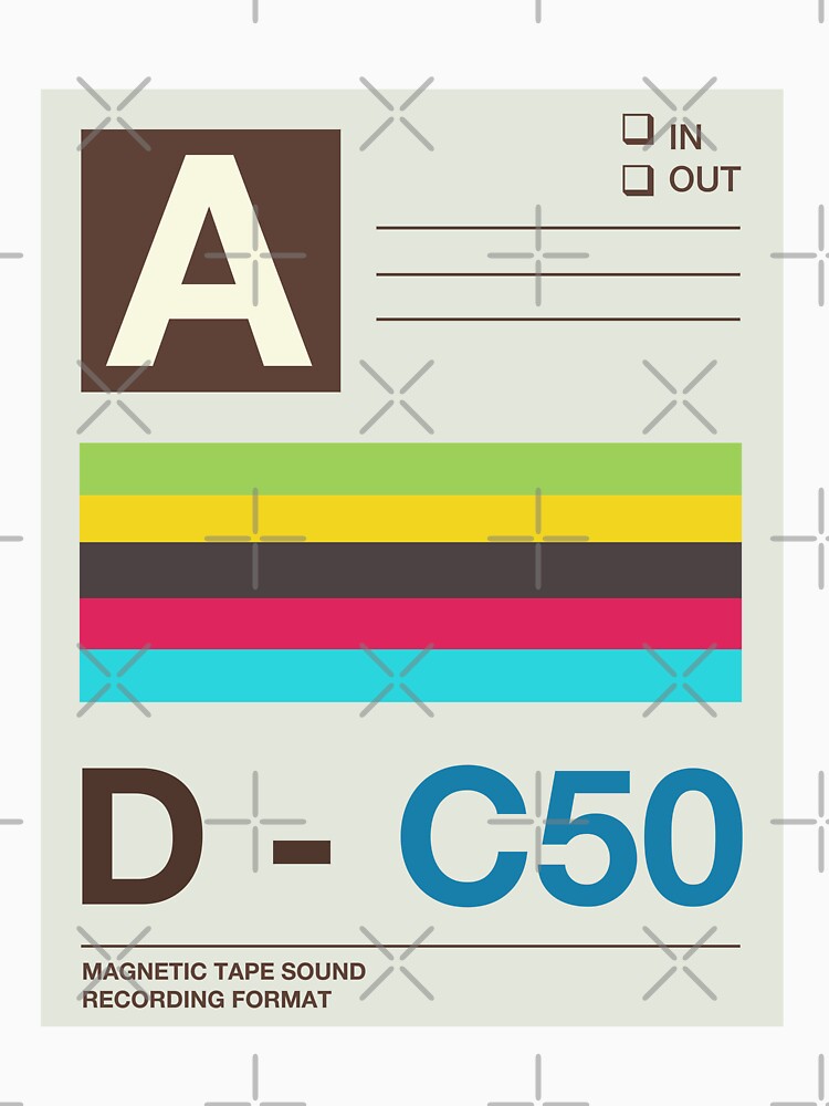 Retro Vintage Old School Cassette Tape Graphic Design by JukeLox