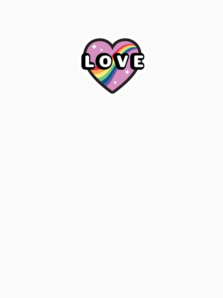 Choose Love: A Rainbow Heart of Pride by MandarinaStudio