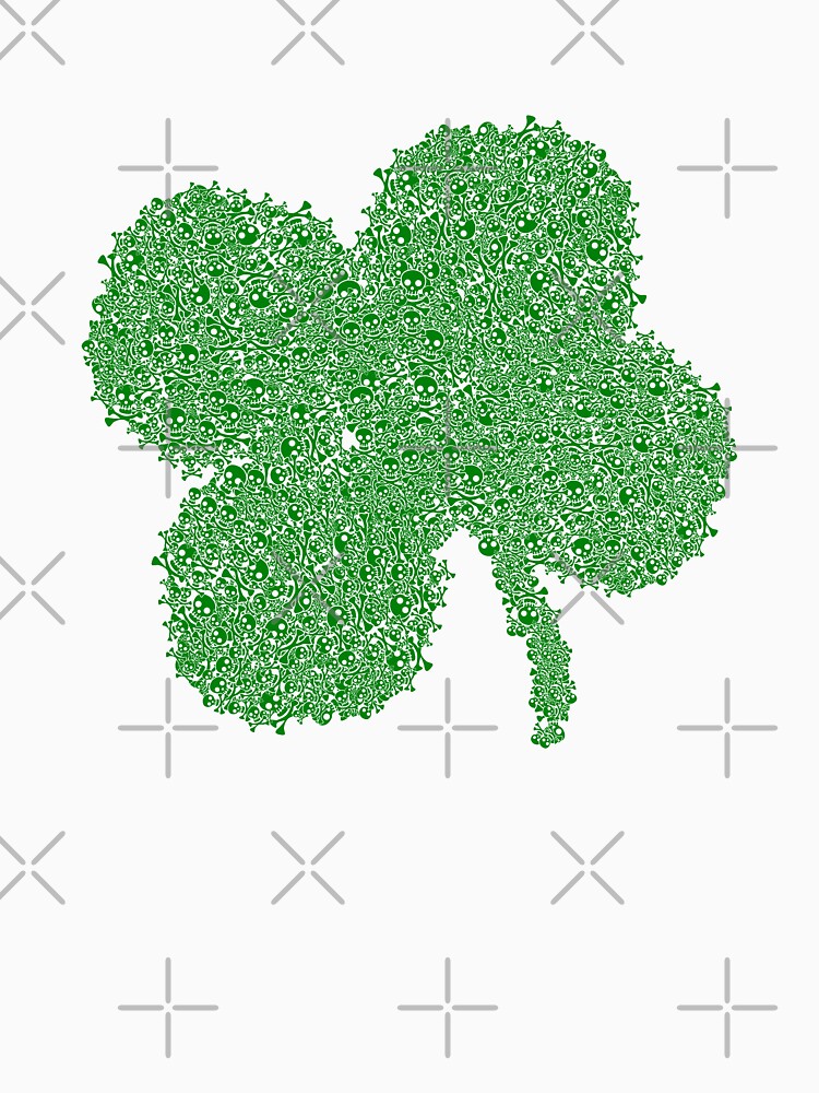 Clover Skulls St Patricks Day by CarbonClothing