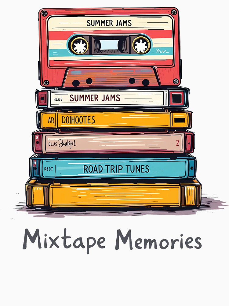 Mixtape Memories - Retro Cassette Tape Collection by EnigmaVoid