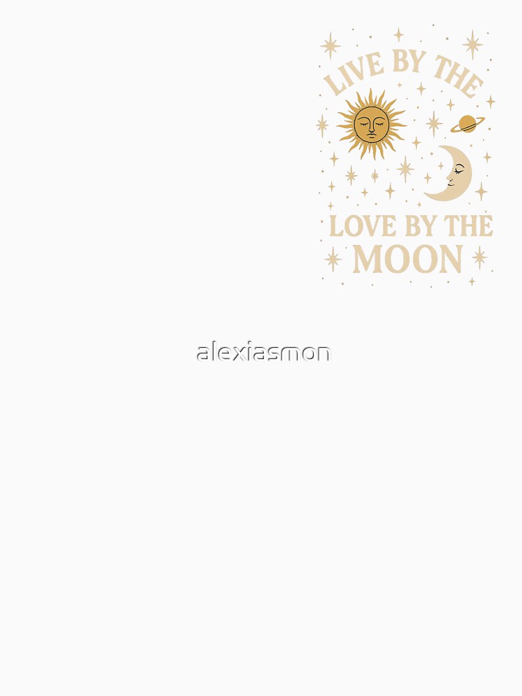 Live by the Sun, Love by the Moon – Celestial Aesthetic Design by alexiasmon