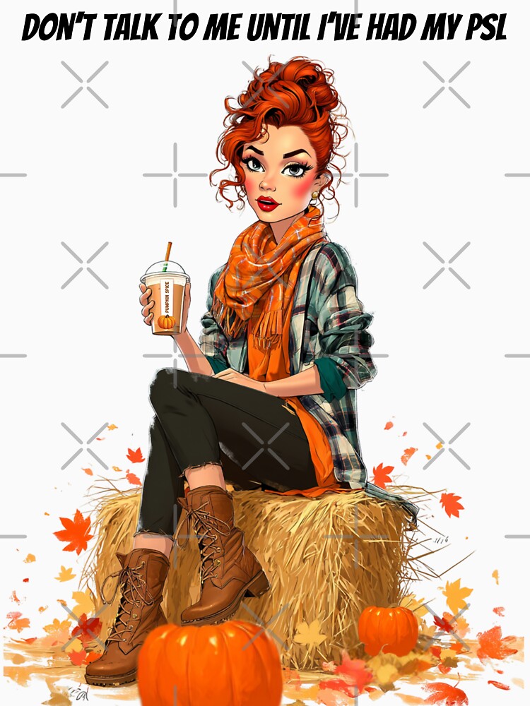 Pumpkin Spice Latte Ms Sass by QuirkyChicArts