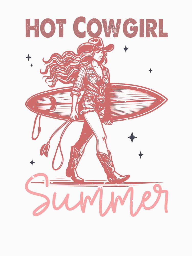 Hot Cowgirl Summer Retro Western Vibes by Jcat7