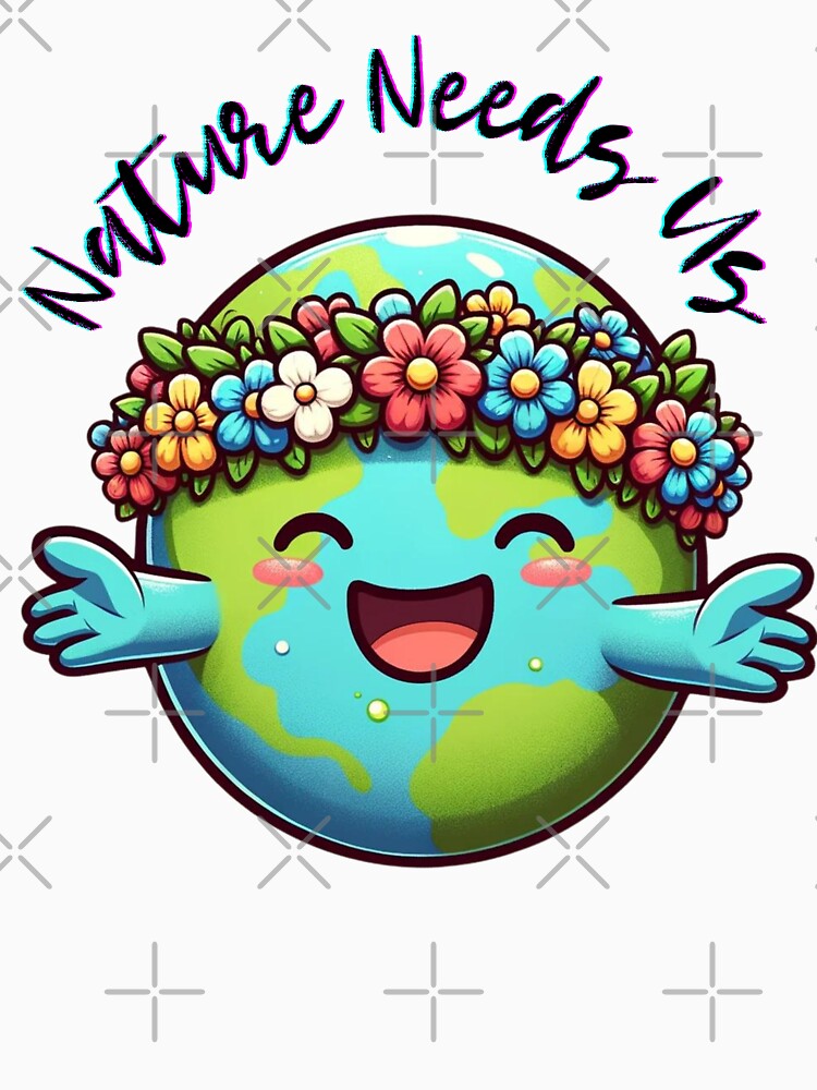 Nature Needs Us - Protect Earth - Be the Change for Our Planet by chanyawee