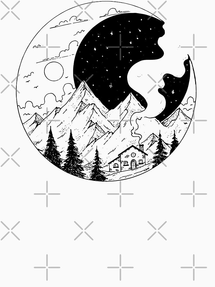 retro holidays mountain cabin by XXgooddeedXX
