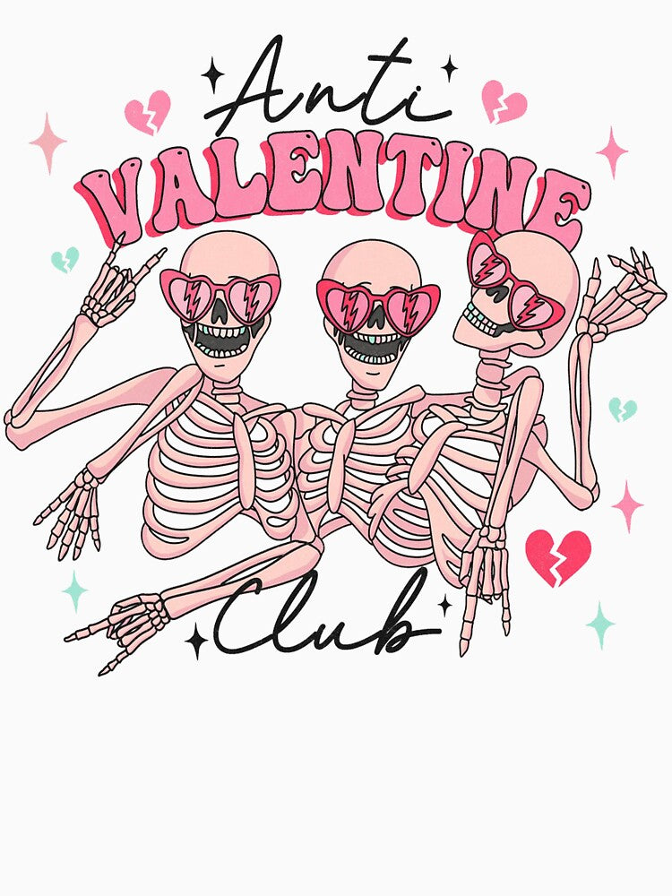 Anti Valentine Club – Gothic Valentine Art by yahya arboun