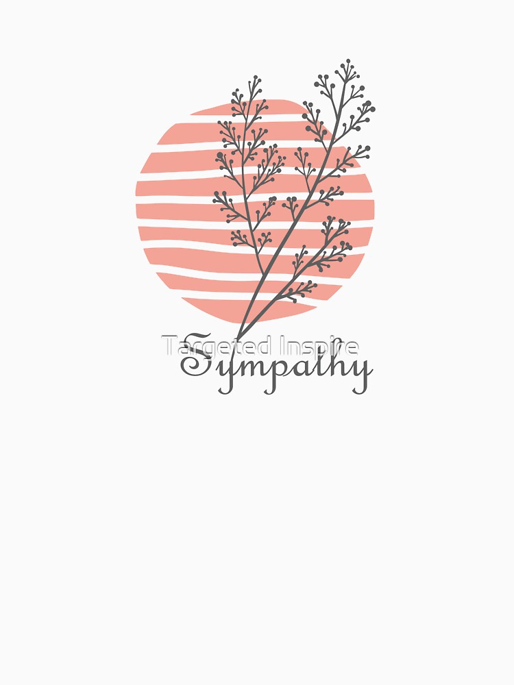 Sympathy Hand Drawn Minimal, inspirational meanings by Targeted Inspire
