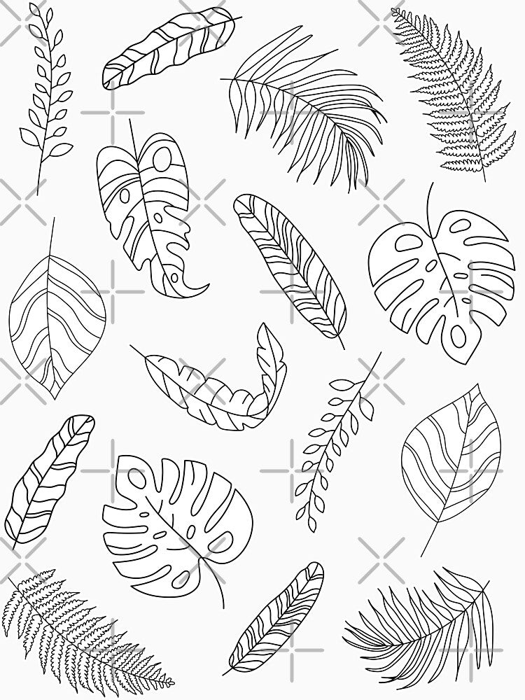 Tropical Leaves Pattern by amarie98