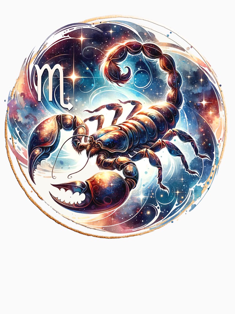 Watercolor Mystic Zodiac Clipart- Scorpio by Eiwaprints
