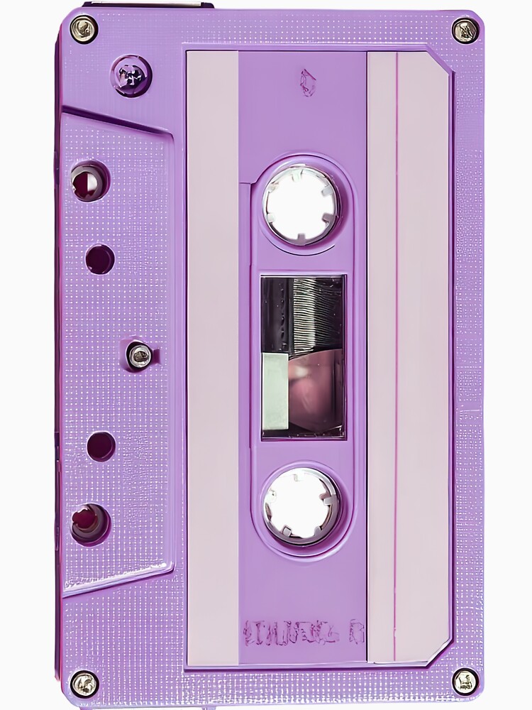 Cassette Tape Mix Tape Retro Graphic Violet by socialarmour