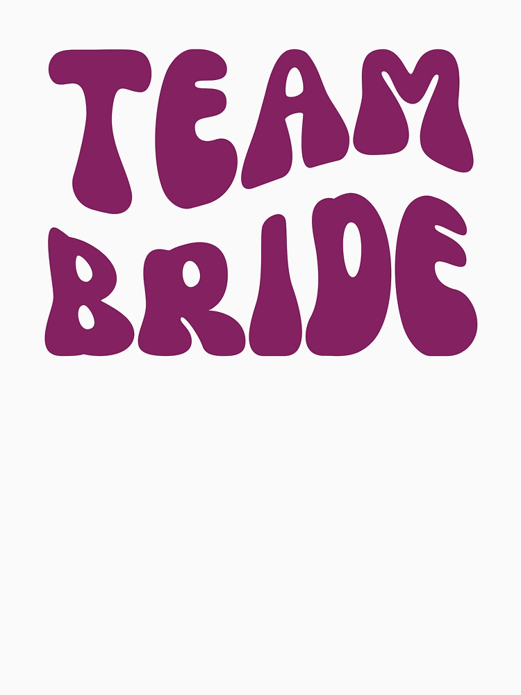 Team Bride Bachelorette Party Pink by NessiCreates