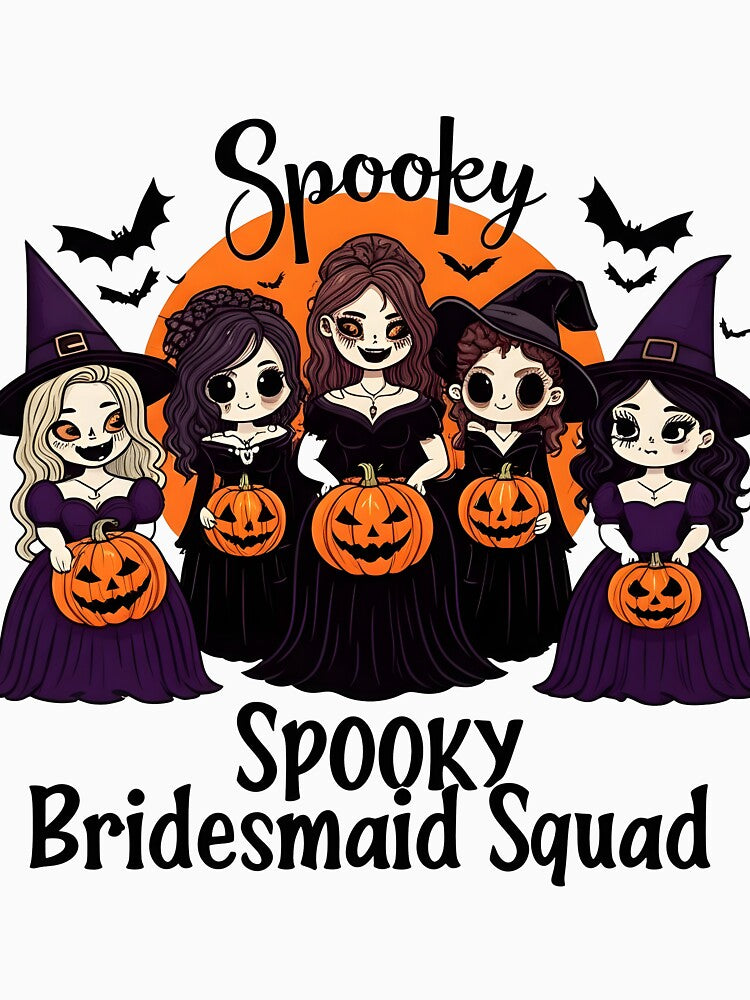 halloween bridesmaid Spooky Squad by Uglyandcute