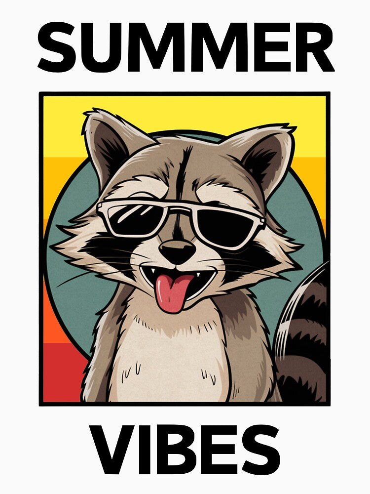 Summer Vibes - Raccoon by ZoneTeebyMe
