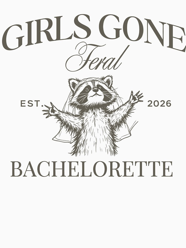 Girls Gone Feral Bachelorette Raccoon by cerima