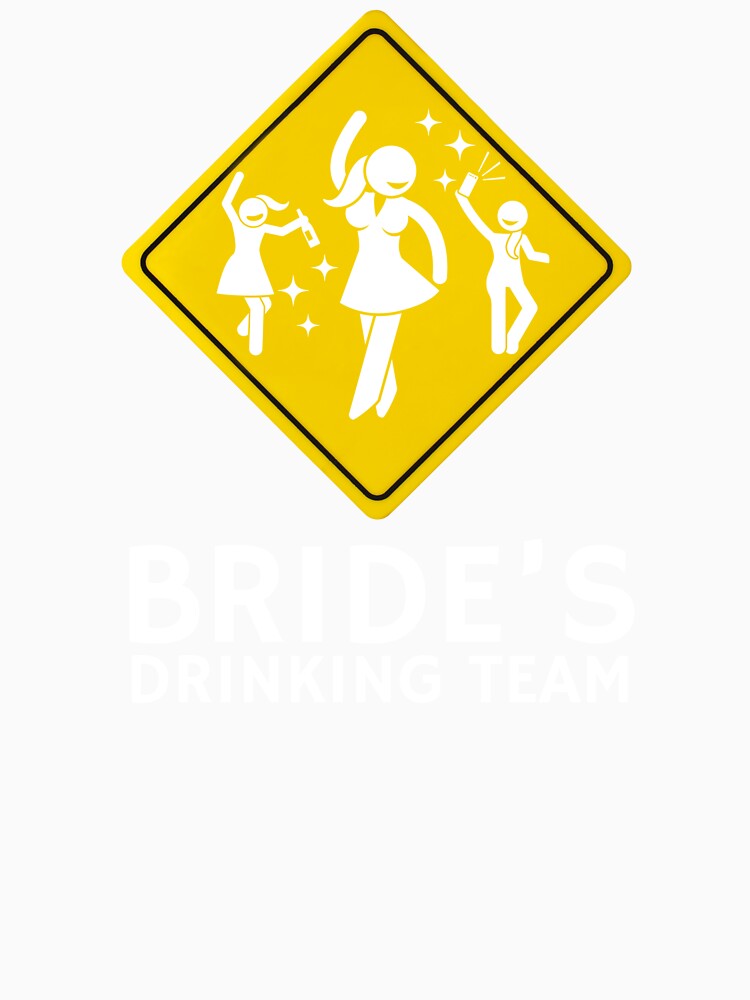 Bride's Drinking Team Bridesmaid Bachelorette Party by Oval Shop