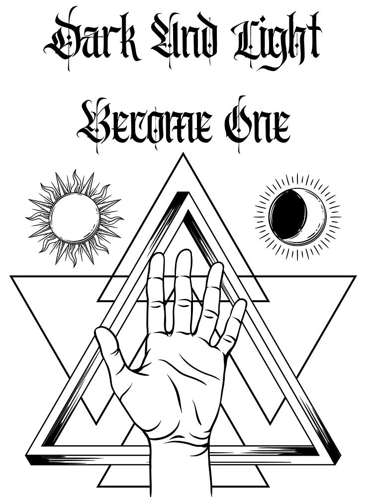 Dark And Light Become One l Perfect For Your Goth, Wiccan, Alternative Friends by LemonDemonzzz