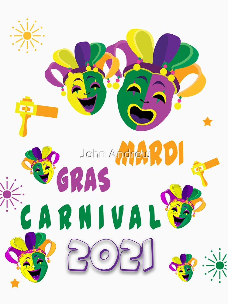 Mardi Gras Carnival's Sleeveless Tops by John Andrew