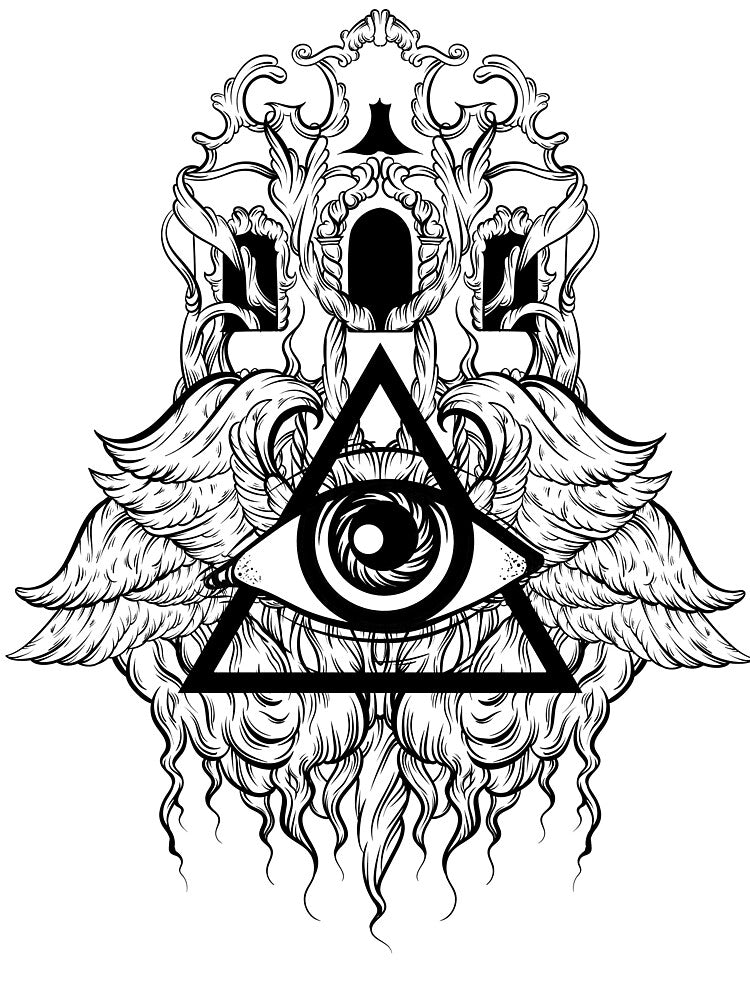 All Seeing Eye Of God | Perfect For Your Goth, Wiccan, Alternative Friends by LemonDemonzzz