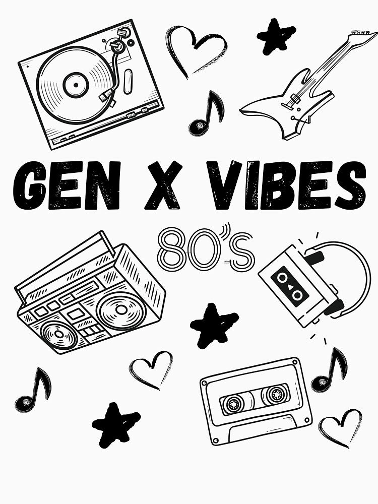 Gen X Vibes, 80's by HoppingCreation