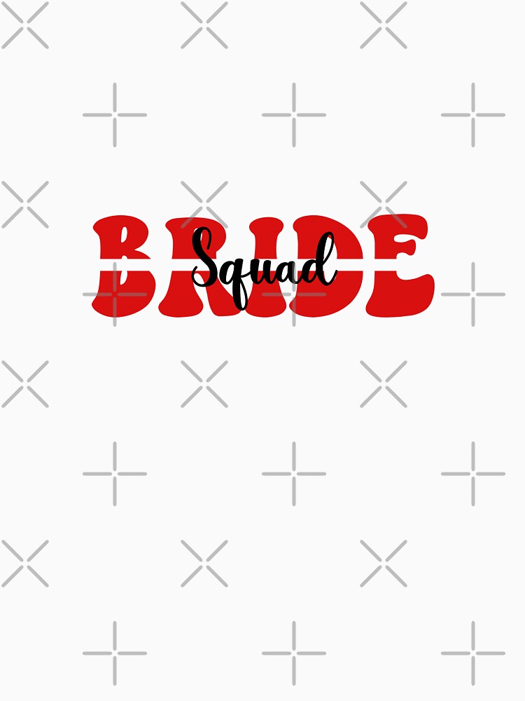 Bold Red Bride Squad by NolineXpression